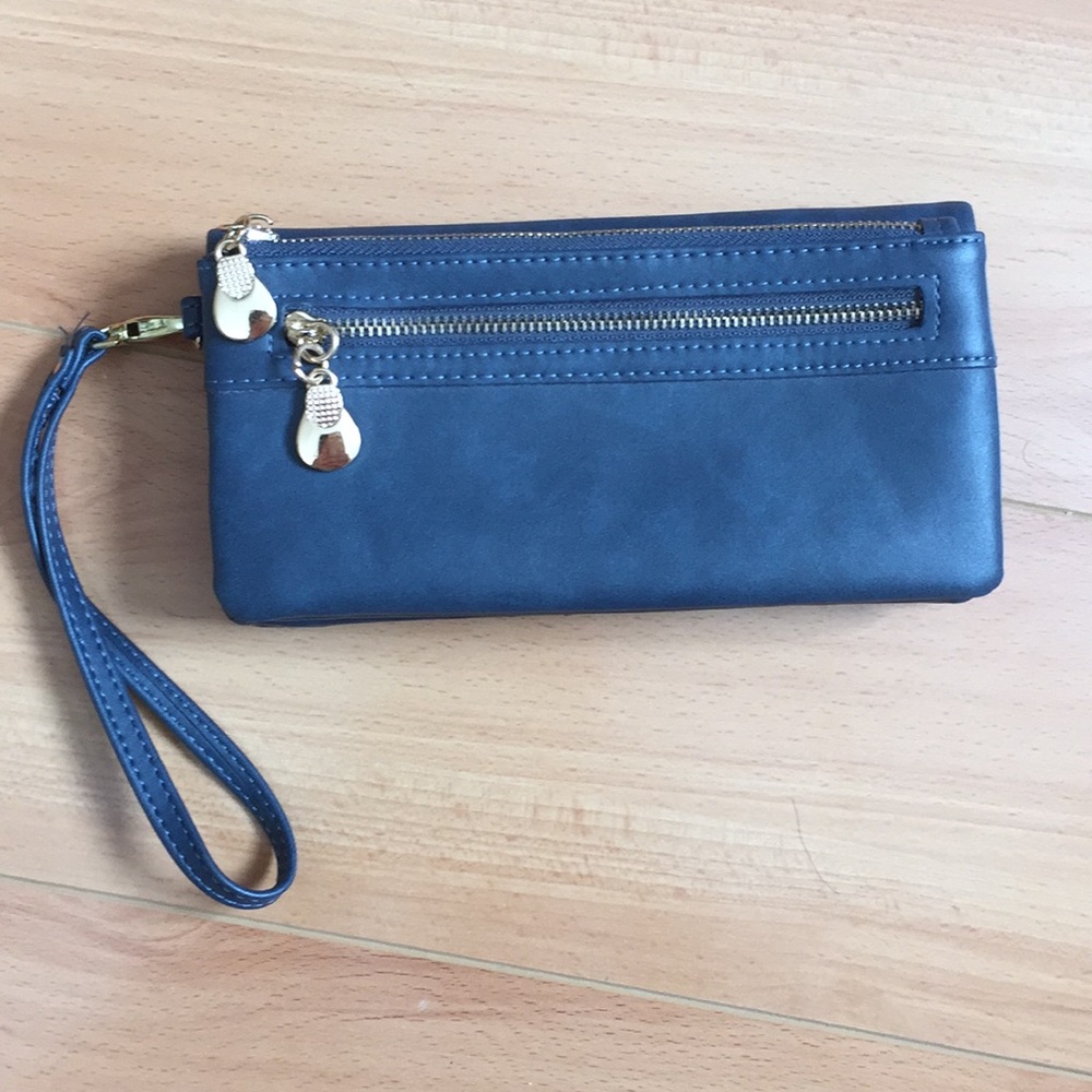 Blue wallet